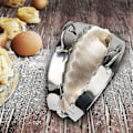 Miniatyrbillede 4 af 4: Stor Empanada Maker, 6 Tommer Rustfrit Stål Empanada Presse, Bageværktøjer, Lommepai