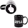 Miniatyrbillede 2 af 3: Have A Nice Day Kaffe Kops Midt Finger Sjov Kop Til Kaffe Mælk Juice-ZZY