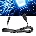 Pikkukuva 4 / 5: IEC320 C14 - IEC320 C7 Virtajohto 10A 250V 2500W IEC320 C14 Urosta IEC320 C7 Naaraase Virtajohto Kaapeli 100?250V 9.8ft