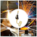 Miniatyrbillede 4 af 5: Turbo Torch Spidser Gas Tænding Turbo Torch Regulator Lodning Svejsning VVS Værktøj Hjem Ac