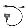 Miniatyrbild 2 av 5: USB 3.0 till SATA-adapterkabel 5 Gbps överföring LED-indikator automatisk viloläge SATA III hårddiskanslutning