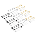 Miniatyrbillede 1 af 5: 9 Sæt Bakke Hardware Til Kage Stativ 3-lags Kage Stativ Montering Hardware Holder Til Bryllup Og Fest