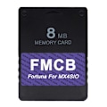 Miniatyrbild 1 av 5: 8MB FMCB-kort V1.966 för PS2 MX4SIO SIO2SD SD-kortläsare installerad OPL för Playstation2 spelkonsol
