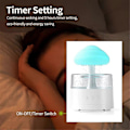 Miniatyrbilde 4 av 5: Regn Sky Humidifier, Sopp Humidifier, Sky Humidifier med Justerbare LED-lys, Regn Sky Diffuser, Fjernkontroll