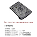 Pikkukuva 3 / 5: 2x For - F20 F30 F31 E84 E87 3-sarjan Takana oleva Lapsen Ankkurointi Isofix-Peite 52207319686