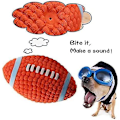 Miniatyrbild 3 av 5: Latex Hundlekboll Stor