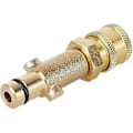 Miniatyrbillede 1 af 4: Adapter og trykvasker kobber skumkanon flaskeforbindelse messing hunadapter af sne skum lanse pistol pot til Nilfisk Gerni serie - På lager