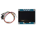 Miniatyrbild 1 av 5: SSD1309 1.54 tum OLED-modul 4-tråds SPI I2C-gränssnitt 128x64 upplösning för RasPi STM32 1.54 tum OLED