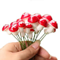 Miniatyrbillede 1 af 2: 20 stk. Simulerings-Skum Mini Harpiks Svampe Fe