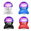 Miniatyrbillede 3 af 5: Bluetooth Højttaler Discokugle Led Kreativ 360 Graders Roterende Natlys, Holdbar Til Børneværelse Og Fester