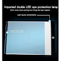 Miniatyrbilde 4 av 5: LED Kopibord Tegnebrett for Barn Transparent Kopibord Justerbar Lysstyrke Nattlys Notatbok