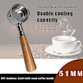 Pikkukuva 4 / 5: Kahvi 51mm Pohjaton Portafilter Yhteensopiva DeLonghi Icona ECP ECOV311 Espressokoneen kanssa, Ei Pohjafiltteritelinettä