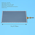 Miniatyrbillede 5 af 5: Bil 7 tommer Touch Screen Glas Digitizer Navigation til Peugeot 208 2008 308 Citroen C5 C4L C3XR LAM070G004A GCX156AKM-E