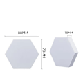 Miniatyrbillede 3 af 3: 8 Pak Hexagon Vægskinne LED Paneler - Smart App RGB Hexagon Modulær Spil Lys Musik med Synkron Honningkage Panel Hexagon Lys