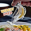 Miniatyrbillede 4 af 4: 2 stk Citronpresser Klip Akryl Manuel Citron Skive Presser Praktisk Transparent Frugtpresser Til Hjemmet