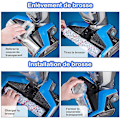 Pikkukuva 4 / 5: 2 kpl Bissell Multi-surface Pet Brush Roller Bissell Pyörivä Harja Crosswave Pet Pro