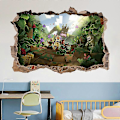 Miniatyrbild 3 av 5: 3 stycken Minecraft väggdekaler 3D Smash väggdekaler avtagbara vägg
