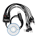 Pikkukuva 4 / 5: USB-ohjelmointijohto AXU4100 Icom Walkie Talkie -radiolle, auton radiolle ja CD-ohjelmistolle