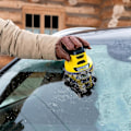Miniatyrbild 3 av 5: Batteridriven Vindruteavfrostare Elektrisk Snöskopa för Bilruta Bil Vindrute Avfrostning Avfrostning Avfrostar Rengöringsverktyg (Gul)