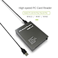 Miniatyrbild 3 av 5: USB2.0 PCMCIA Kortläsare ATA Kortläsare PC Kortläsare USB 2.0 till PC ATA PCMCIA Adapter Flash Disk Minneskortläsare