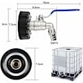 Miniatyrbilde 3 av 5: IBC Tømme Tank Adapter S60x6 3/4'' Tap Ventil IBC Tank Kran Adapter Tank Adapter Vann Tank Adapter Kuleventil