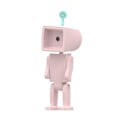 Miniatyrbild 1 av 5: Astronaut Magnetisk Nattlampa LED Mini Robot Batteri Boklampa Pink Blocks