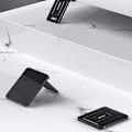 Miniatyrbillede 4 af 5: Foldbar usynlig computer tastaturstander med 2 justerbare vinkler, til de fleste tastaturer, bærbar stander
