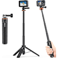 Pikkukuva 2 / 5: VRIG TP-08 20.1\" Mini Jatkettava GoPro Jalusta Kannettava Selfie-keppi Jalusta Kamera Jalusta GoPro Max Hero 11 10 9 8 7 6 5 4 3 3+ 2 1 Sessionille