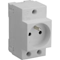 Miniatyrbilde 1 av 4: Fransk standard elektrisk skap kretsbryter modulær plate strømuttak 16A regulering fordelingsboks fransk skinneuttak