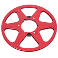 Miniatyrbillede 3 af 5: 1/4 10,5 tommer Tomt Båndspole Aluminium Legering 6 Hull Universal Åbning Maskindel Tomt Optagelsesspole til REVOX Studer Red