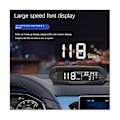 Miniatyrbillede 1 af 5: Universal Hud X 98 Bilsol Digital Måler Gps Speedometer Overspeed Alarm Afstand Højde
