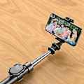 Miniatyrbild 3 av 5: All-in-one Selfie Stick Stativ Utökbar Telefonhållare Med Bluetooth-fjärrkontroll Och Stativ För Och Android-enheter