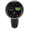 Miniatyrbillede 1 af 5: Bil Bluetooth FM-sender USB-datainterface Dimensionel Lyd Trådløs Sender til Bil F14