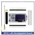Miniatyrbild 2 av 5: SX1276 SX1278 ESP32 LoRa 868MHz/915MHz 0,96 tum Blå OLED-skärm Bluetooth WIFI-kit 32 Utveckling