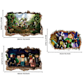 Miniatyrbild 2 av 5: 3 stycken Minecraft väggdekaler 3D Smash väggdekaler avtagbara vägg