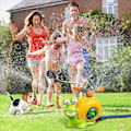 Miniatyrbild 4 av 5: Ny Sprinkler Baseball-leksak för Barn Utomhuslek 2024, 2-i-1 Snigel Sommarvattenspel med 2 Sprinklerhuvuden, 360° Roterande Sprinkler Baseball för Pojkar