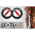 Miniatyrbild 2 av 5: 20 kg Tung Handgrepp Gym Power Fitness Handled 8 Form Muskel Underarm Träningsutrustning