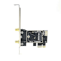 Miniatyrbild 3 av 4: Ngff M2 Trådlöst Kort Till Pci-e Pcie Dator Bluetooth Konverteringsadapter Med 2 Ac-antenner Kompatibel