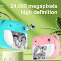 Miniatyrbilde 3 av 5: Instantan Kamera for Barn med 32 GB Minne Kort, Foto og Video Kamera for Barn Purple