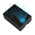Miniatyrbillede 2 af 5: Til 5B Shell 5BE Radiator Aluminium Stribet Rille Shell med Ventilator