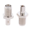 Miniatyrbilde 1 av 5: 2 stk SMA Hunnkontakt til TS9 Hannplugg RF Koaksial Adapterkontakt