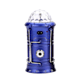 Miniatyrbillede 1 af 5: Solcelled LED Lanterne Lys Genopladelig Udendørs Camping Lommelygte Scene Disco Lys Blue