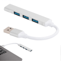 Miniatyrbild 4 av 5: USB3.0 Hub 4 Port Aluminium Legering Adapter Konverter UltraHög Hastighet Splitter Tillbehör