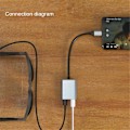 Miniatyrbilde 1 av 5: AR Transmisjonsladingmodul AR Briller Hub Ladeadapter Passer for Thunderbird Air, Rokid, Xreal Air Smart Briller