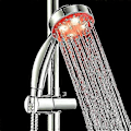 Miniatyrbild 3 av 4: LED-Duschhuvud med Färgbyte, 7 Färger Handhållen LED-Duschhuvud Badrumsduschhuvud, LED Högtrycksduschhuvud Vattenbesparande Spray