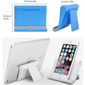 Miniatyrbilde 2 av 4: Justerbar mobiltelefonholder til skrivebord, kompatibel med iPhone 13 12 Pro Max 11 SE XS XR 8 Plus 6 7 Samsung Galaxy Note20 S20 S10 S9 S8, sammenleggbar