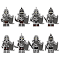 Miniatyrbillede 1 af 5: 8 stk. Ringenes Herre Byggeklodser Actionfigurer Samle Legetøjssæt Minifigurer Dekoration Ornament Fødselsdagsgave