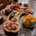 Miniatyrbilde 2 av 5: Morsomme Aperitiffbrett, Oppgraderte Ostebrettsett, Aperitiffbrett, Unike Treostefat