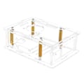 Miniatyrbilde 1 av 5: 5 stk Akrylveske Transparent Skall Beskyttende Veske for Pi 5