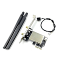 Miniatyrbild 2 av 4: Ngff M2 Trådlöst Kort Till Pci-e Pcie Dator Bluetooth Konverteringsadapter Med 2 Ac-antenner Kompatibel